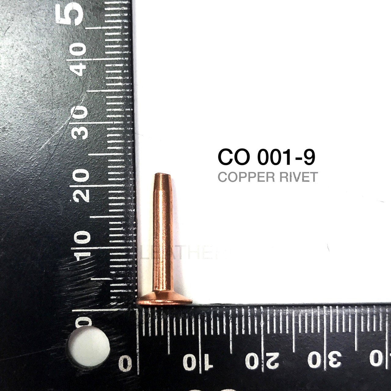 CO001 รีเวท Rivet copper อะไหล่ใช้ทำกระเป๋า วัสดุทองแดง Leatherbrass**แพ็คบรรจุ 25 ชิ้น**