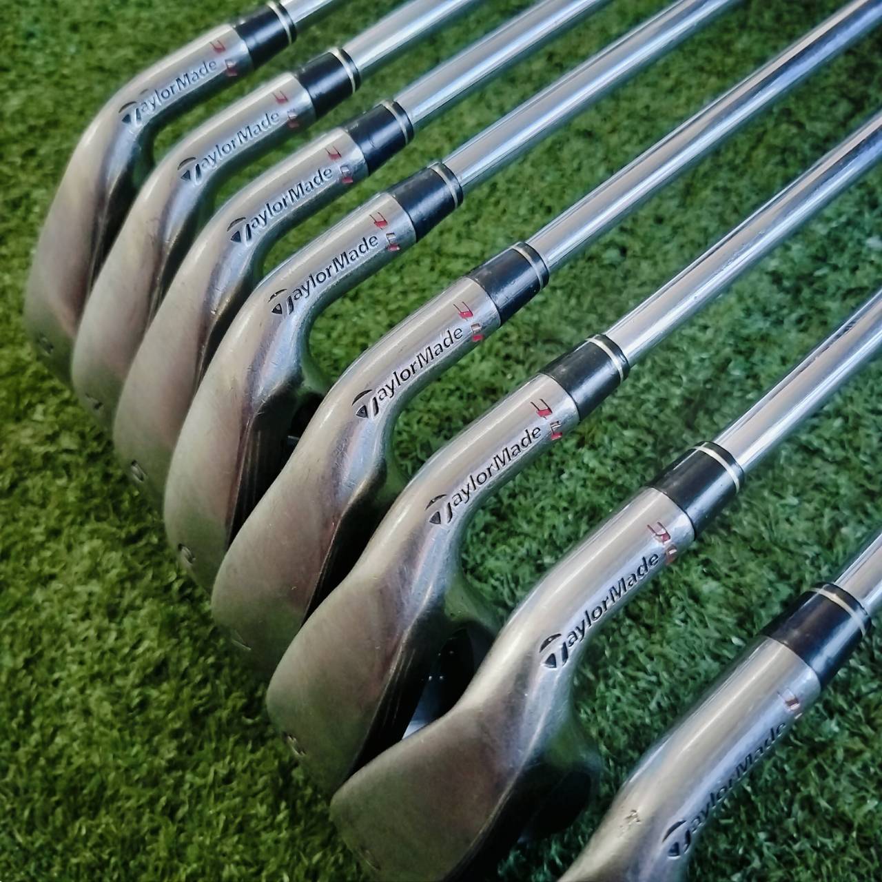 ลดล้างของ!!!ถูกสุดขีด!!! . ชุดเหล็ก Taylormade RAC HT มีเหล็ก 3 4 5 6 7 8 9 PW ก้าน Taylormade FLEX S ใบใหญ่ตีง่ายมากตีไกลกว่าปกติ 1 เหล็กเลยค่ะ ไม้กอล์ฟพรีเมี่ยมมือสอง ของแท้ By NakaraLuxurious