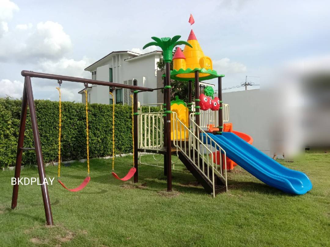 โปรโมชั่นเครื่องเล่นสนามโครงสร้างเสาสี่เหลี่ยม 5 ซม. เครื่องเล่นสนามกลางแจ้ง ,สนามเด็กเล่น,เครื่องเล่นสนามราคาถูก OutdoorPlayground , ของเล่นสนาม, สำหรับบริจาคสนามเด็กเล่น พร้อมส่ง