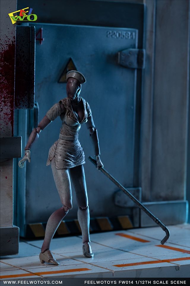 [สั่งจอง]ฉากไดโอรามา ประตูหน้าโรงงานนิวเคลียร์ FEELWOTOYS FW014 1/12 Scene Of Nuclear Factory