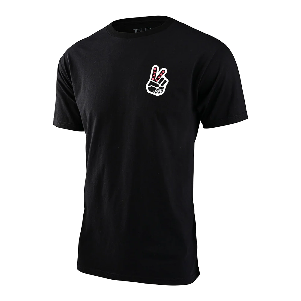 เสื้อยืด Troy Lee Designs Short Sleeve Tee Peace Out Black
