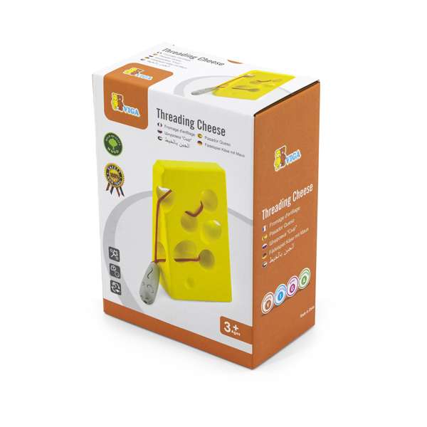 ชุดฝึกร้อยเชือกหนูกินชีสแสนอร่อย ของเล่นเสริมพัฒนาการ, ของเล่นเด็กอนุบาล, สื่อการสอนเด็กอนุบาล พร้อมส่ง