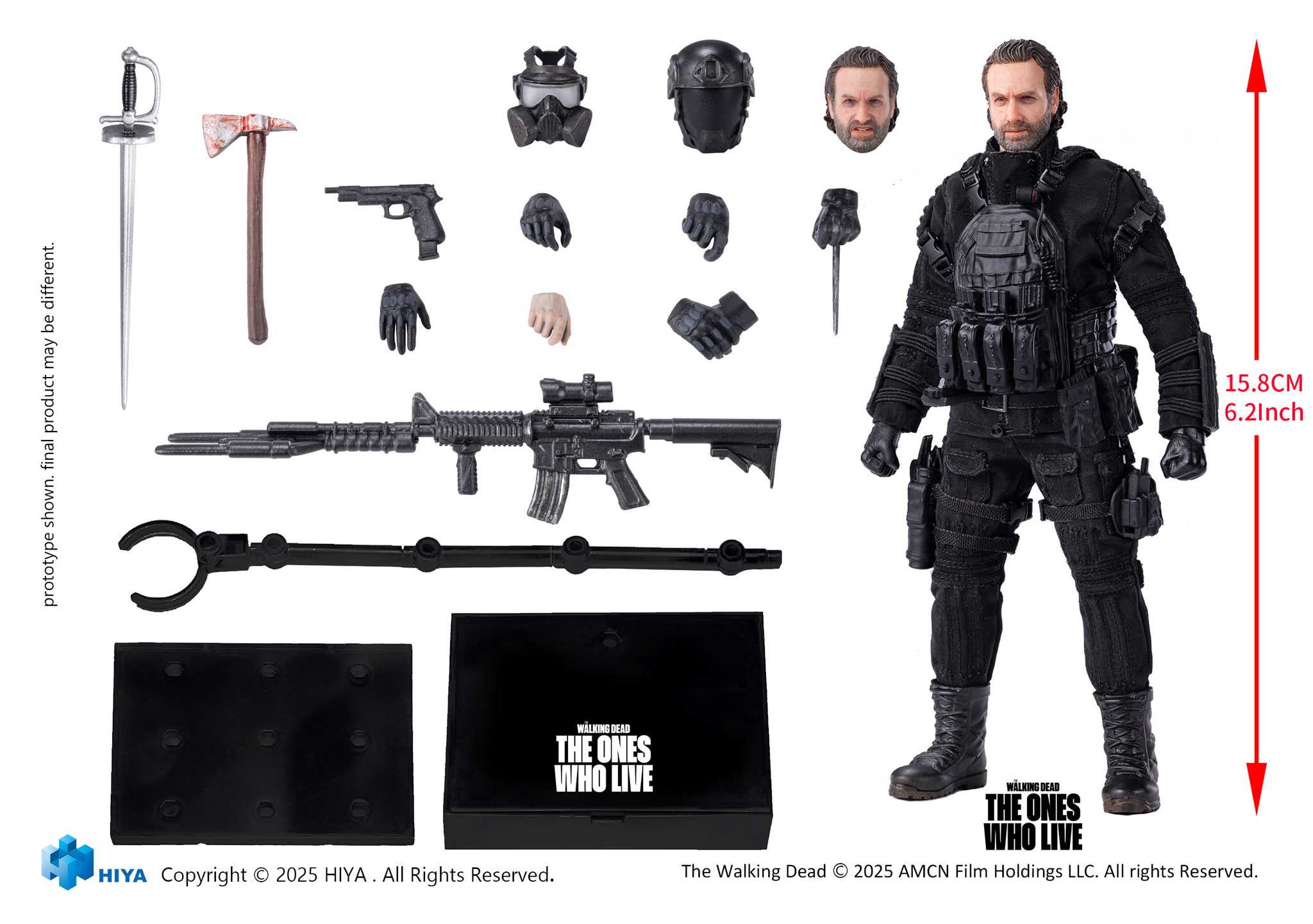 [สั่งจอง]Hiya Toys ESW0318 1/12 : The Walking Dead The Ones Who Lived - Rick