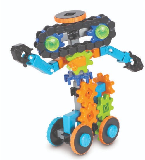 ชุดตัวต่อหุ่นยนต์เกียร์เคลื่อนที่ ตัวต่อ 110 ชิ้น ชุดตัวต่อรถ, ชุดตัวต่อวิทยาศาสตร์, ตัวต่อฟันเฟืองหมุนได้, สื่อการสอนประถม พร้อมส่ง