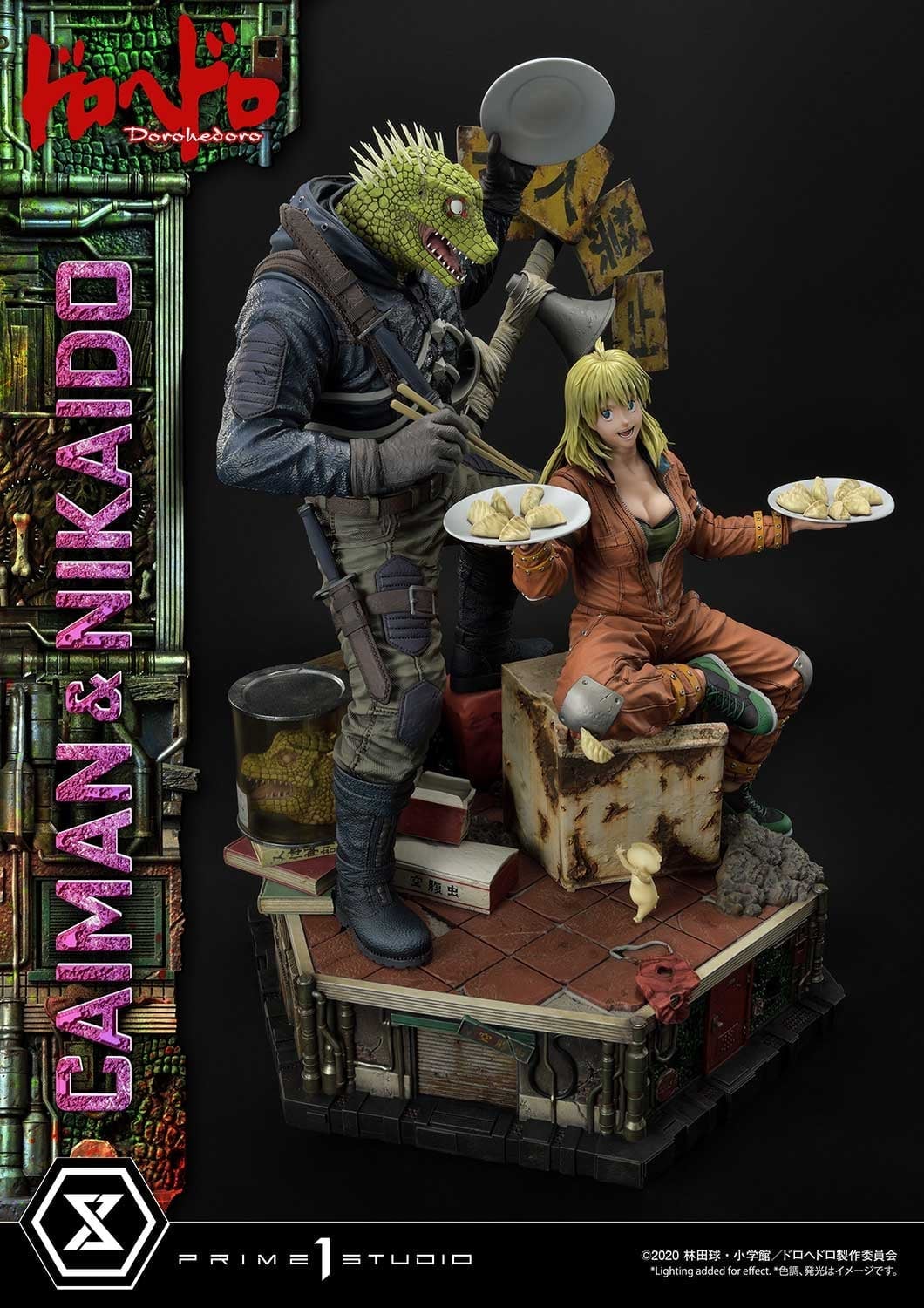 [สั่งจอง]Prime 1 Studio 1/4 : Caiman & Nikaido (Dorohedoro)