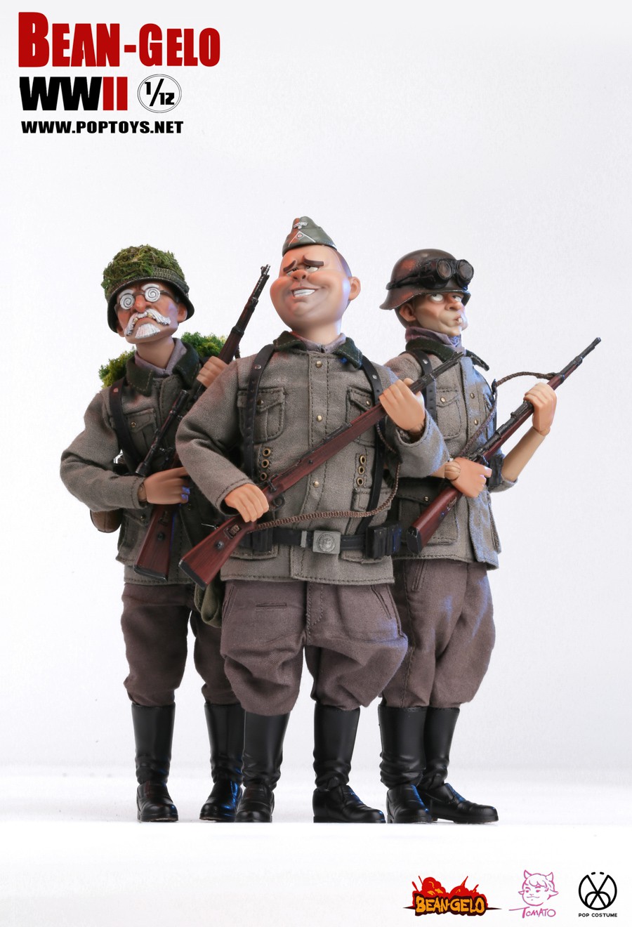 [สั่งจอง] POPTOYS 1/12 Bean Gelo Serie BGS001/2/3 Franz ,George , Weber