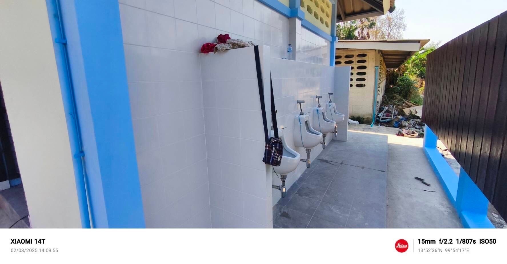 งานสร้างห้องน้ำ รร.วัดหนองเสือ อ.บ้านโป่งจ.ราชบุรี