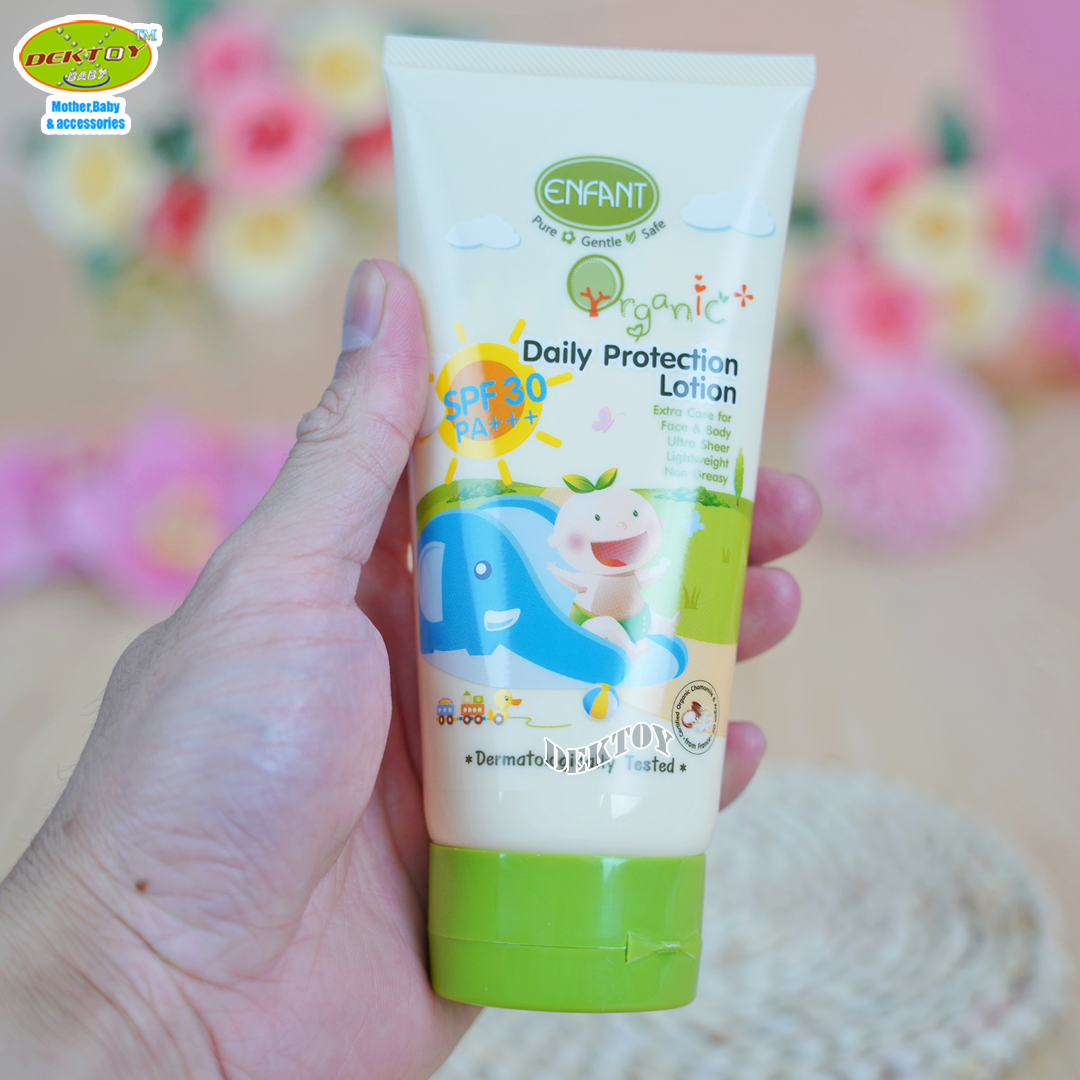 Enfant อองฟองต์ โลชั่นกันแดดเด็ก6เดือนขึ้นไป SPF30 ออแกนิค พลัส เดลี่ โปรเทคชั่น โลชั่น 150 ml.