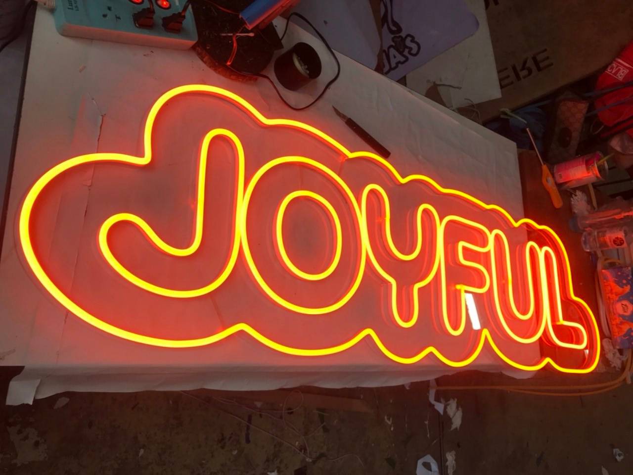 #ป้ายไฟนีออนดัดLED