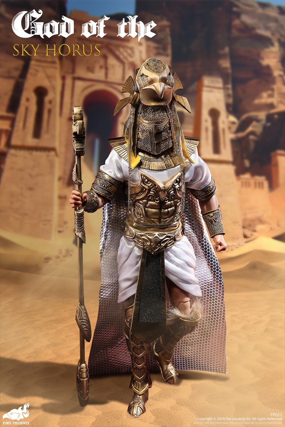 [สั่งจอง] FIRE PHOENIX 1/6 FP021 : DIECAST ALLOY - Pharaoh's Guardian God - HORUS