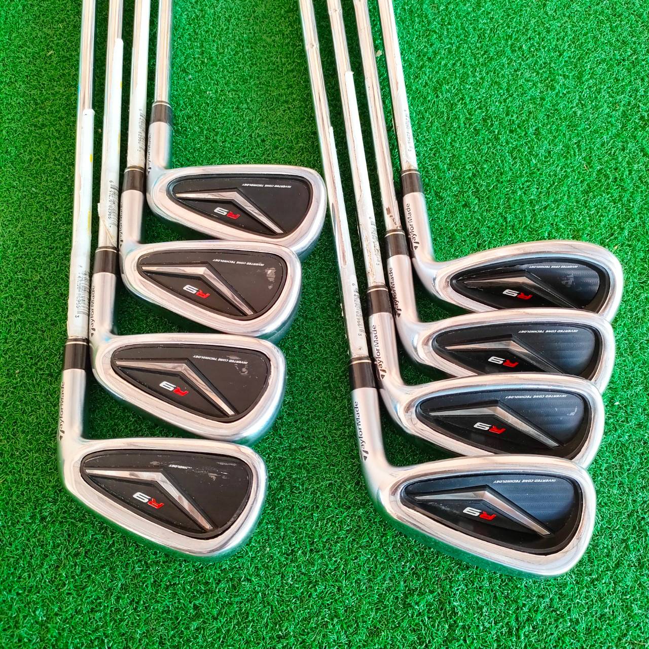 ชุดเหล็ก TAYLORMADE R9 มีเหล็ก 4-9 PW SW ก้าน DYNAMIC GOLD FLEX R300 สวยๆจ้า