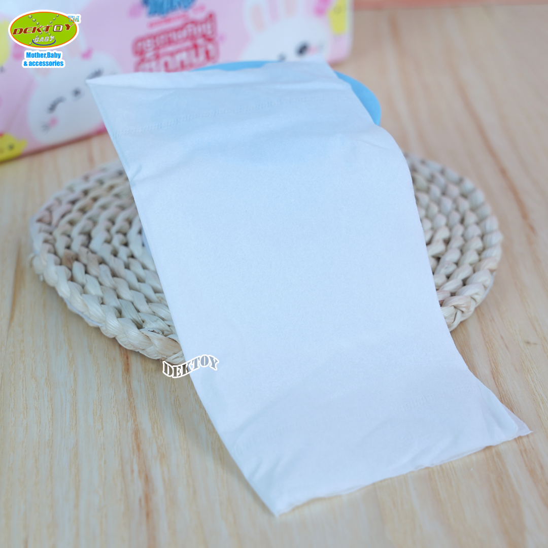 MIki กระดาษทิชชู่เช็ดหน้า หนา 2 ชั้น 170 แผ่น 5 ห่อ