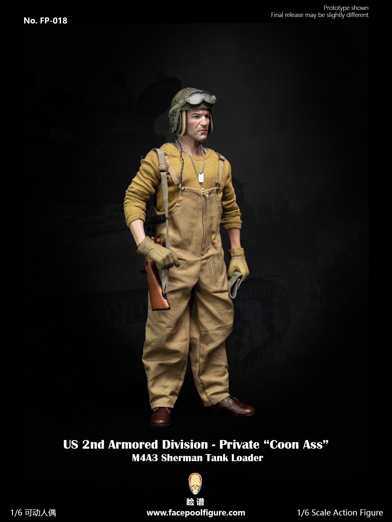 [สั่งจอง] Facepool 1/6 : Private Sherman Tank Loader