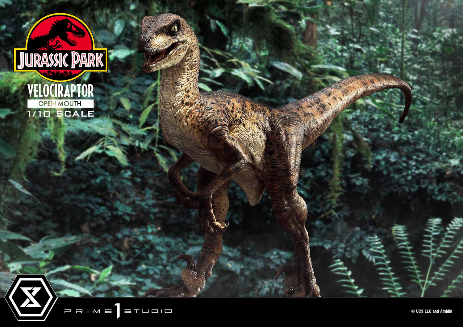 [สั่งจอง] Prime 1 Studio PCFJP-07: Velociraptor Open Mouth 1:10 Scale (Jurassic Park)