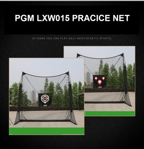 Golf Practice Net ตาข่ายฝึกซ้อมกอล์ฟ PGM LXW015 Size 2.5 x2.5 x1.26 M. มีเป้าให้ 2 แบบ ซ้อมไดร์ฟ ซ้อมชิพ ( ไม่รวมพรม Not including the mat )