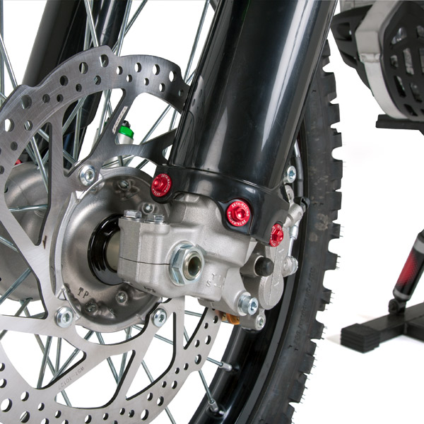 น็อตการ์ดโช้คหน้า Zeta Fork Guard Bolt Kit KX85 98-13, KX125/250 05-08, KX250F 05-22, KLX250, D-TRACKER250