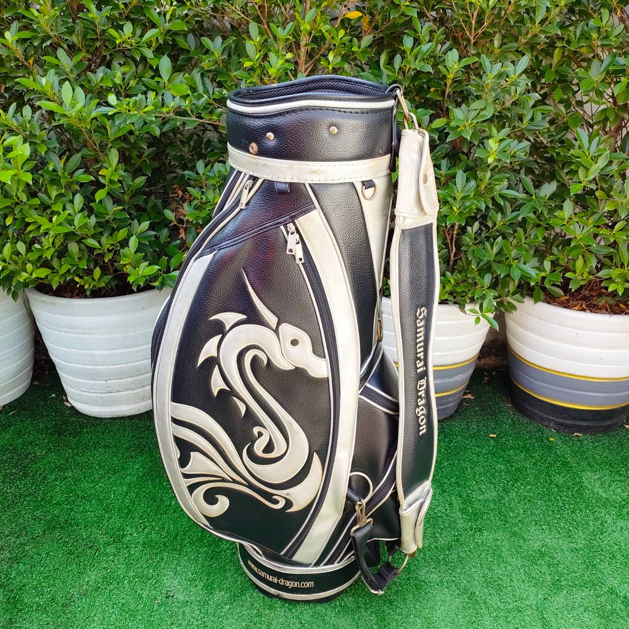 ถุงกอล์ฟ SAMURAI - DRAGON มือสอง ของแท้ ถุง Tour 9 นิ้ว ลายสวยมากๆ