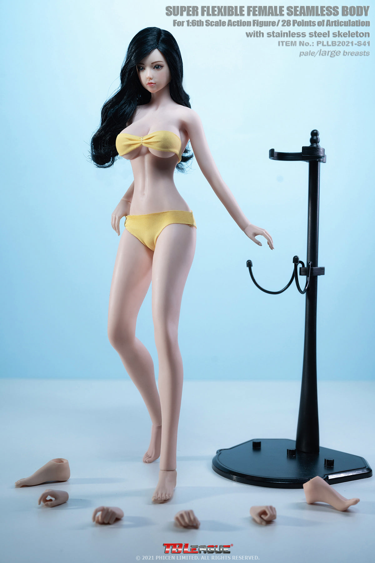 [สั่งจอง]TBLeague PLLB2021 1/6 : female seamless bodies- Tall and slender type