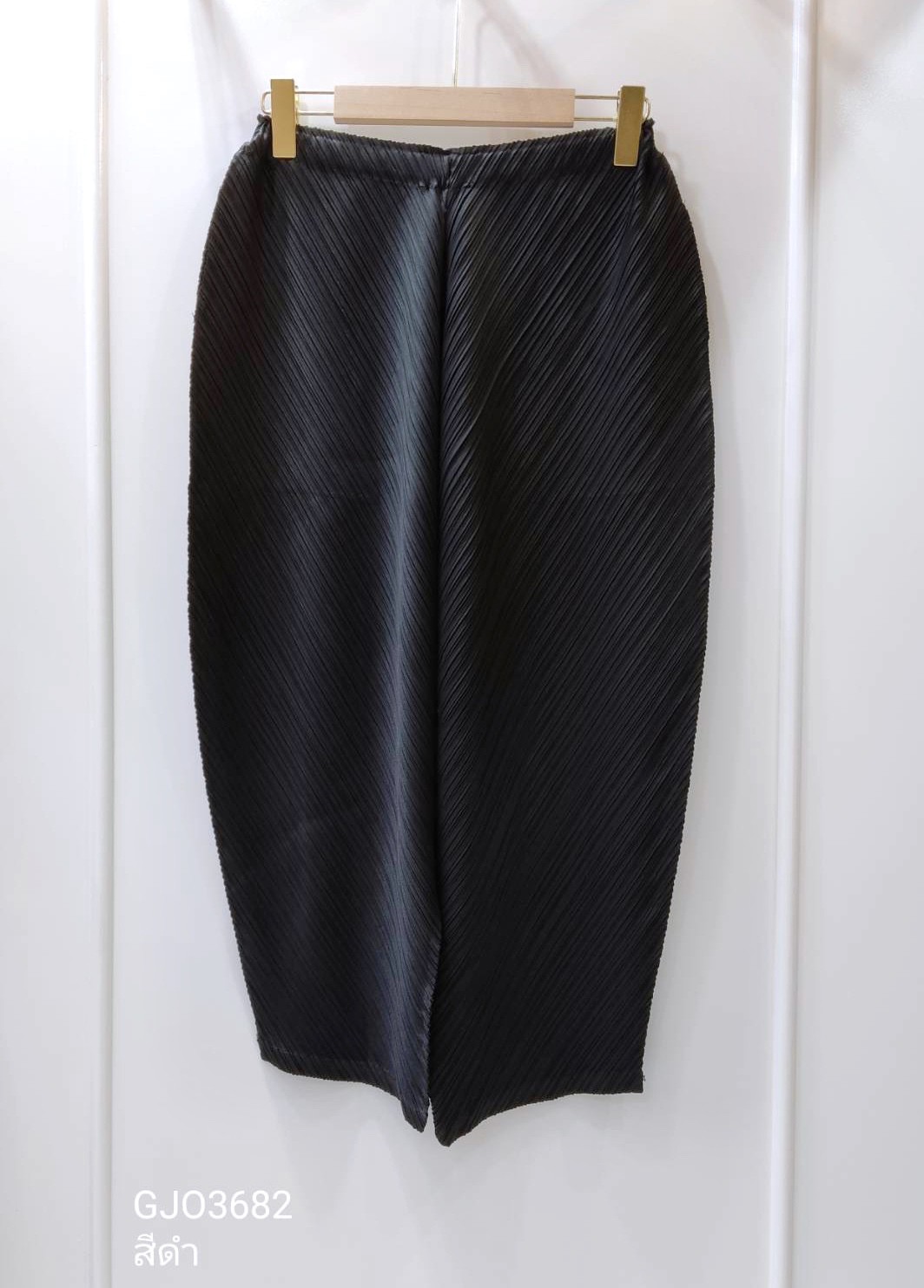 ยาว 32.5นิ้ว!! 2MUAY รุ่น GJO3682 กางเกงผู้หญิง กางเกงพลีทคุณภาพ 12สี FREE SIZE THICKER BOTTOM PLEAT PANTS