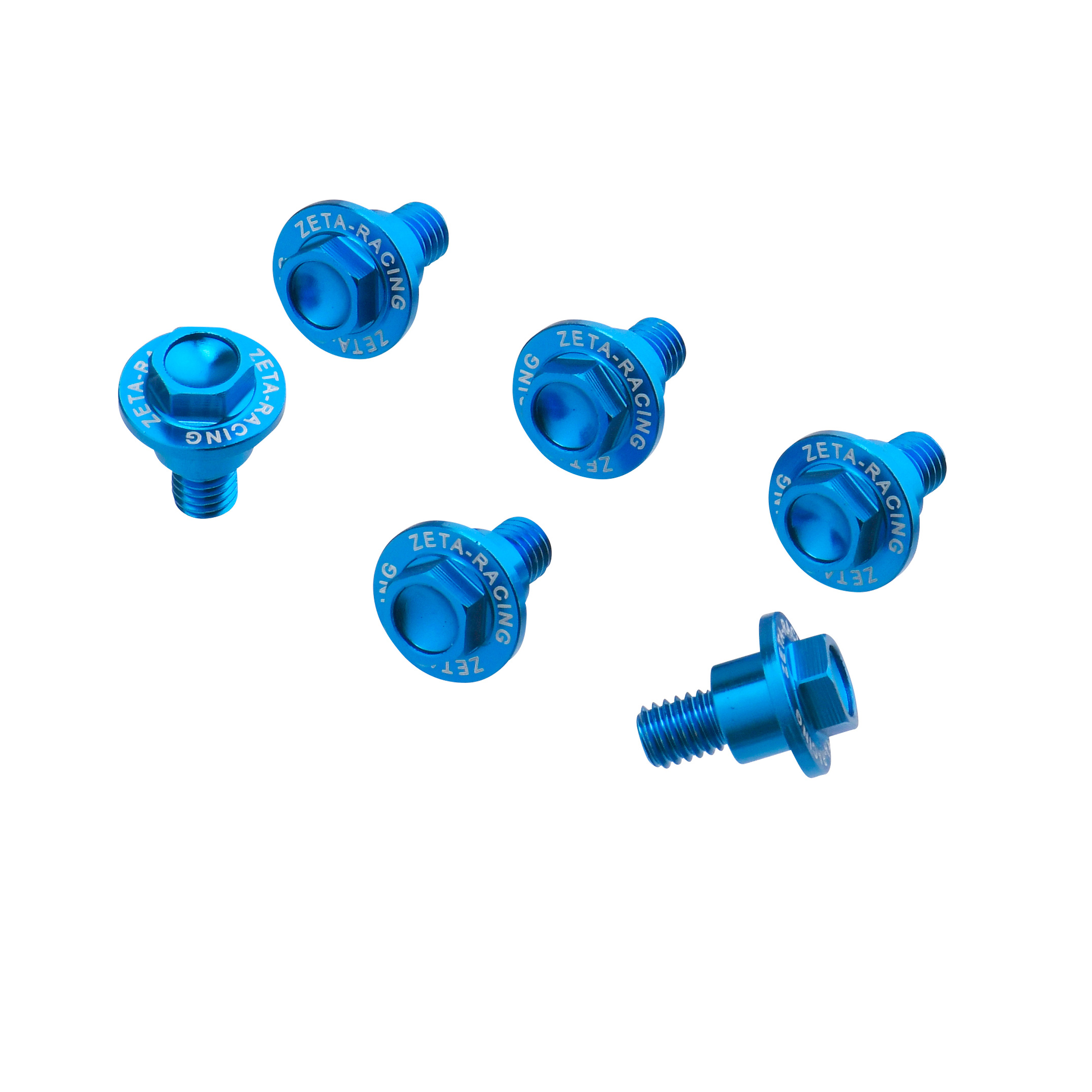 น็อตการ์ดโช้คหน้า Zeta Fork Guard Bolt Kit Husqvarna 50-450cc TC/TE/FC/FE/ENDURO 701 16-