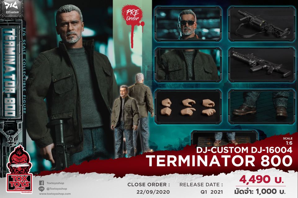 [สั่งจอง]DJ-CUSTOM DJ-16004 1/6 : Terminator 800