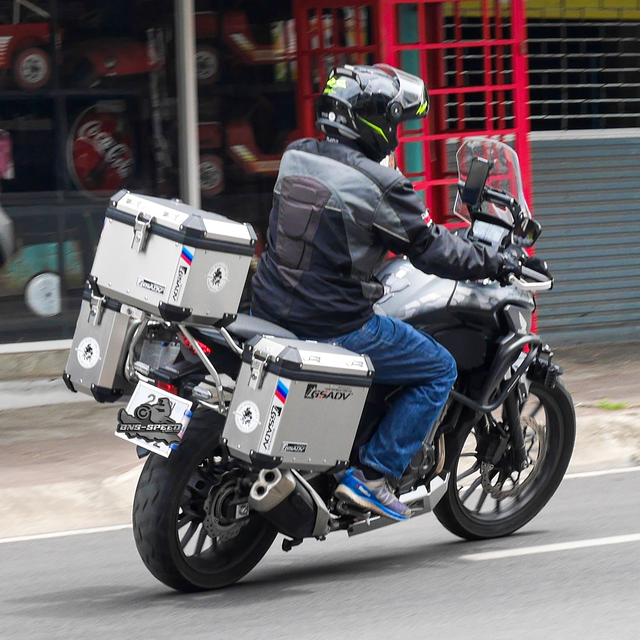 กล่องปี๊บ GS ADV 3 ใบพร้อมแร๊ค HONDA CB500X