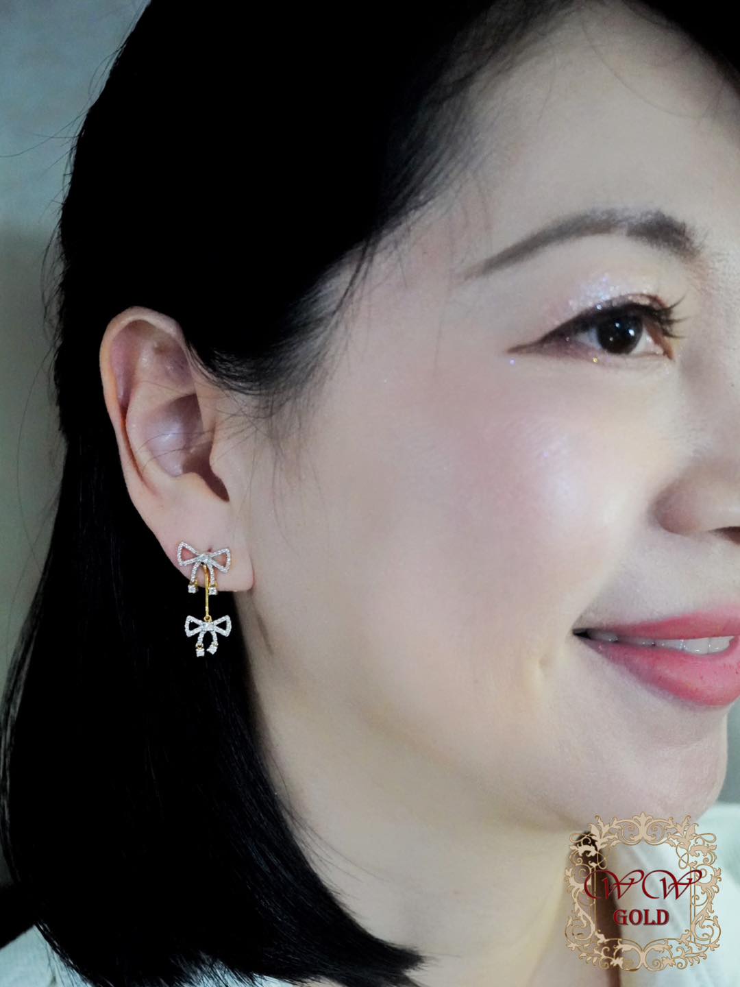 ต่างหูโบว์ระย้า ราคา 35,xxx.-