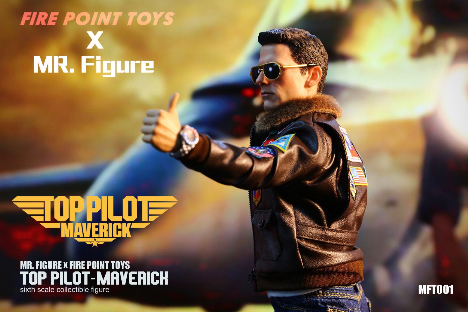 [สั่งจอง] FIRE POINT TOYS X MR.FIGURE MFT001 1/6 : Top Pilot