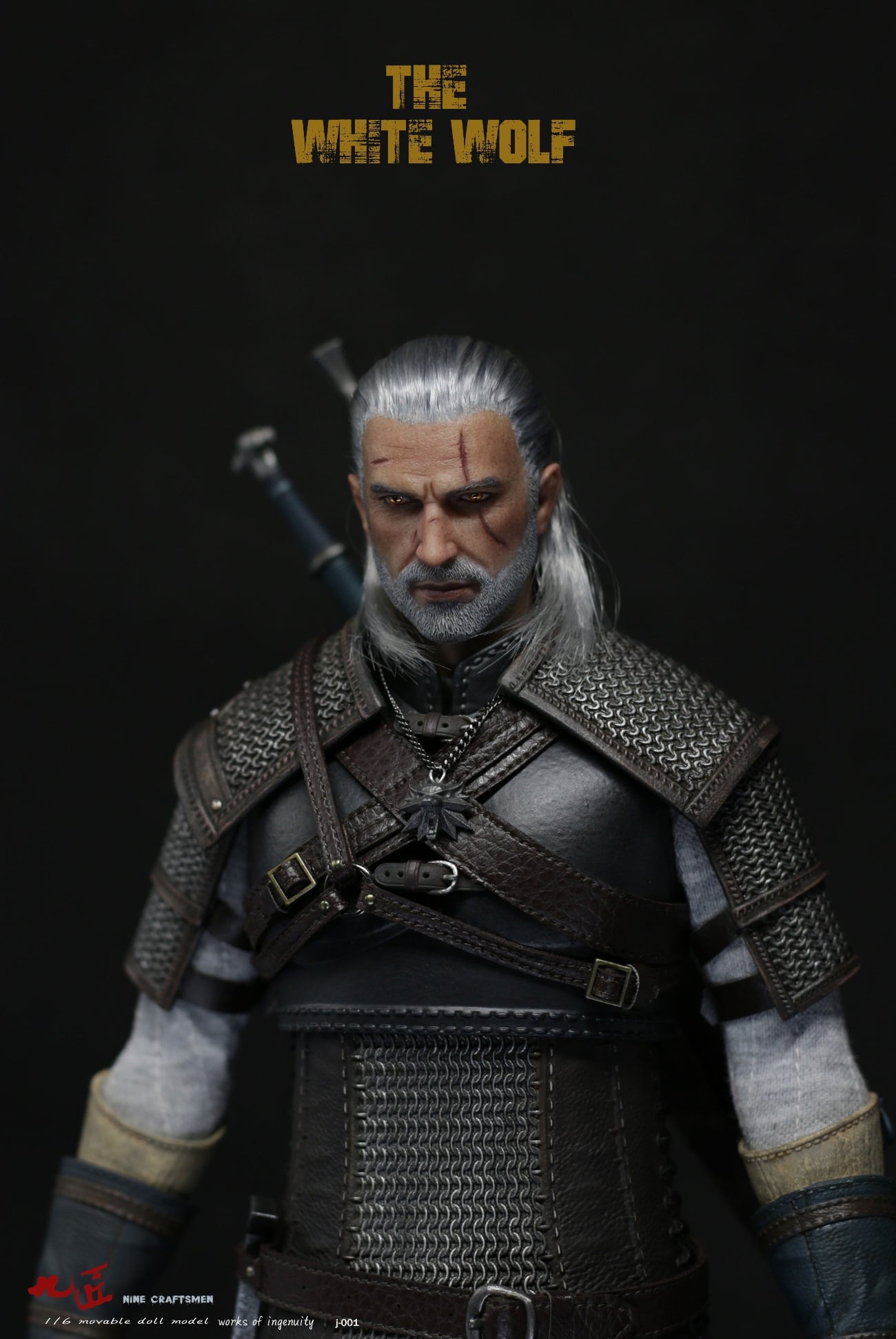 [พร้อมส่ง ]Nine Craftsmen J-001 1/6 : White Wolf Action Figure