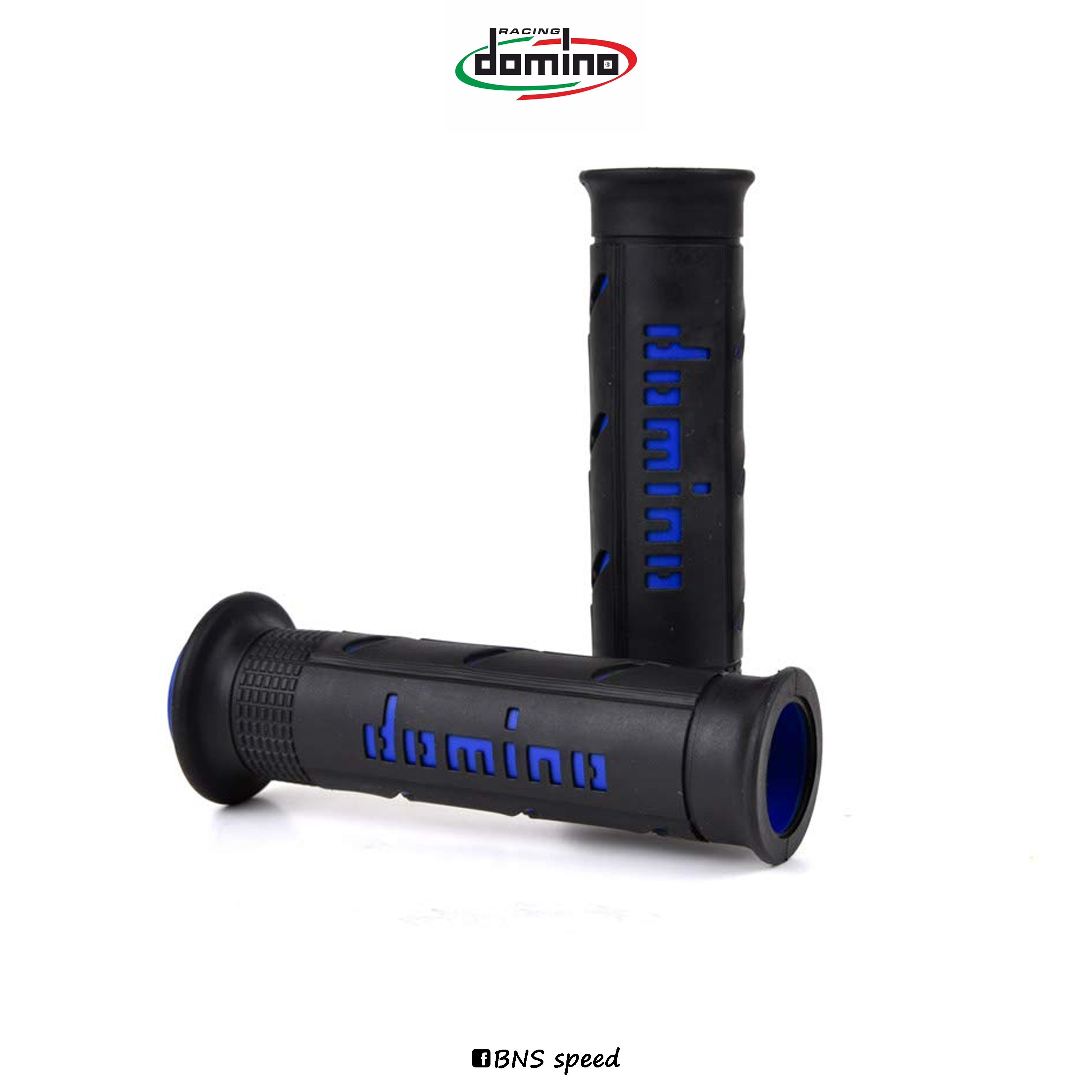 ปลอกแฮนด์ Domino Coppia Manopole Nero/Blue