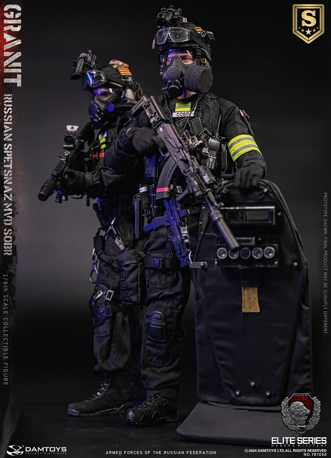 [สั่งจอง]DAMTOYS : 1/6 RUSSIAN SPETSNAZ MVD SOBR GRANIT