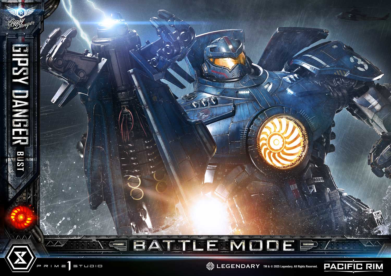 [สั่งจอง]Prime 1 Studio LSPACRIM-02 : Gipsy Danger Battle Mode (Pacific Rim)