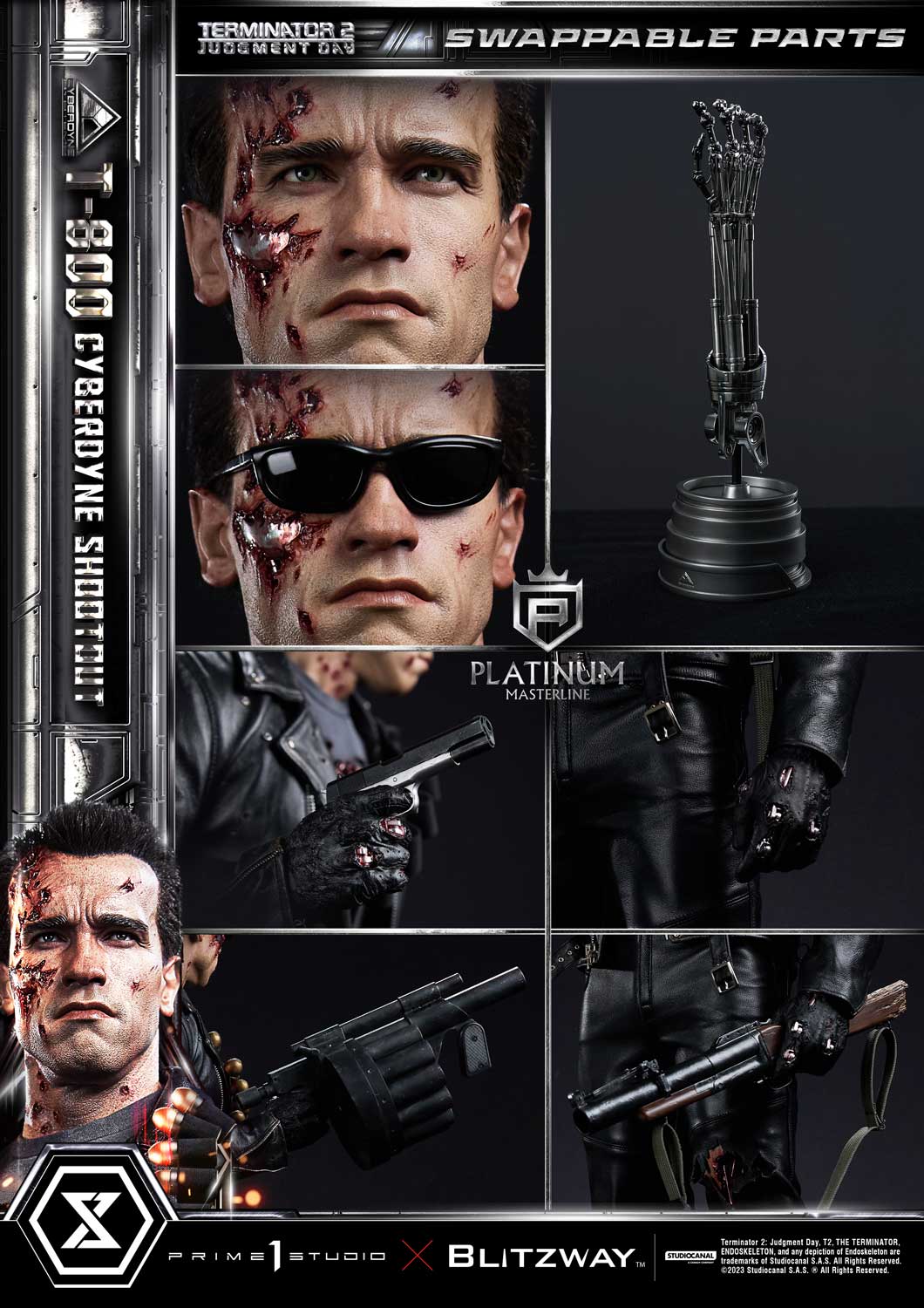 [สั่งจอง] Prime 1 Studio : T-800 (Terminator 2: Judgement Day)
