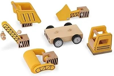 รถไม้แปลงร่าง,ของเล่น,ของเล่นไม้,รถไม้,บล็อกไม้,ของเล่นเสริมทักษะการเรียนรู้, ของเล่นเสริมพัฒนาการเด็กอนุบาล, สื่อการสอนปฐมวัย, พร้อมส่ง