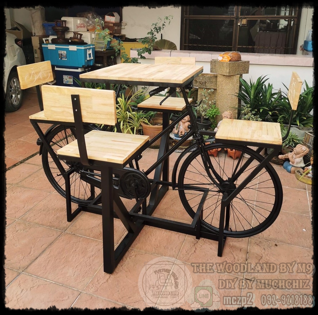 #BICYCLE Design#เฟอร์นิเจอร์จักรยานวินเทจ #เฟอร์นิเจอร์ตกแต่งร้านกาแฟ