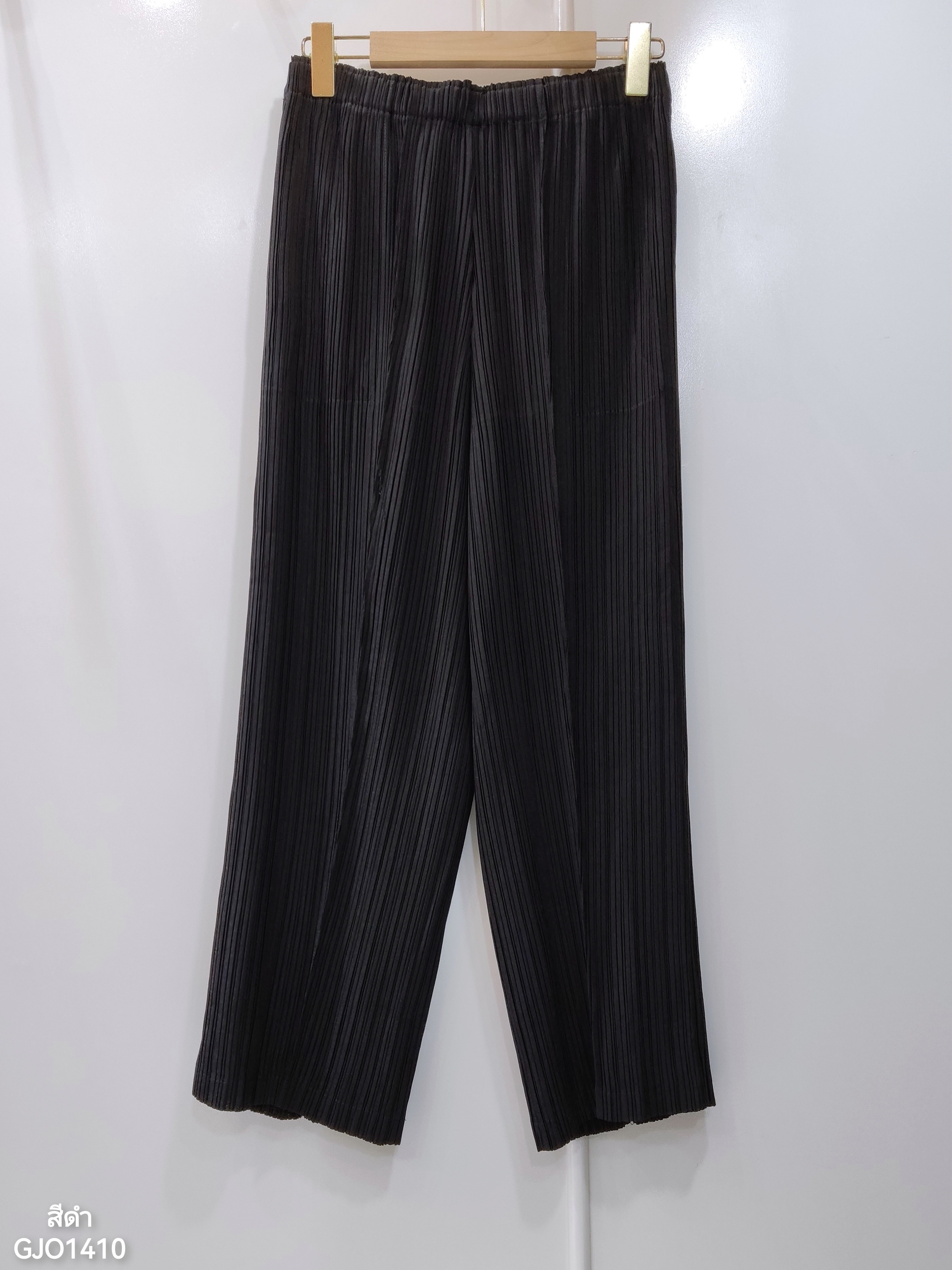 ยาว 36 นิ้ว 2MUAY GJO1410 กางเกงพลีทคุณภาพ STRIGHT PLEATED PANTS 8 สี FREE SIZE