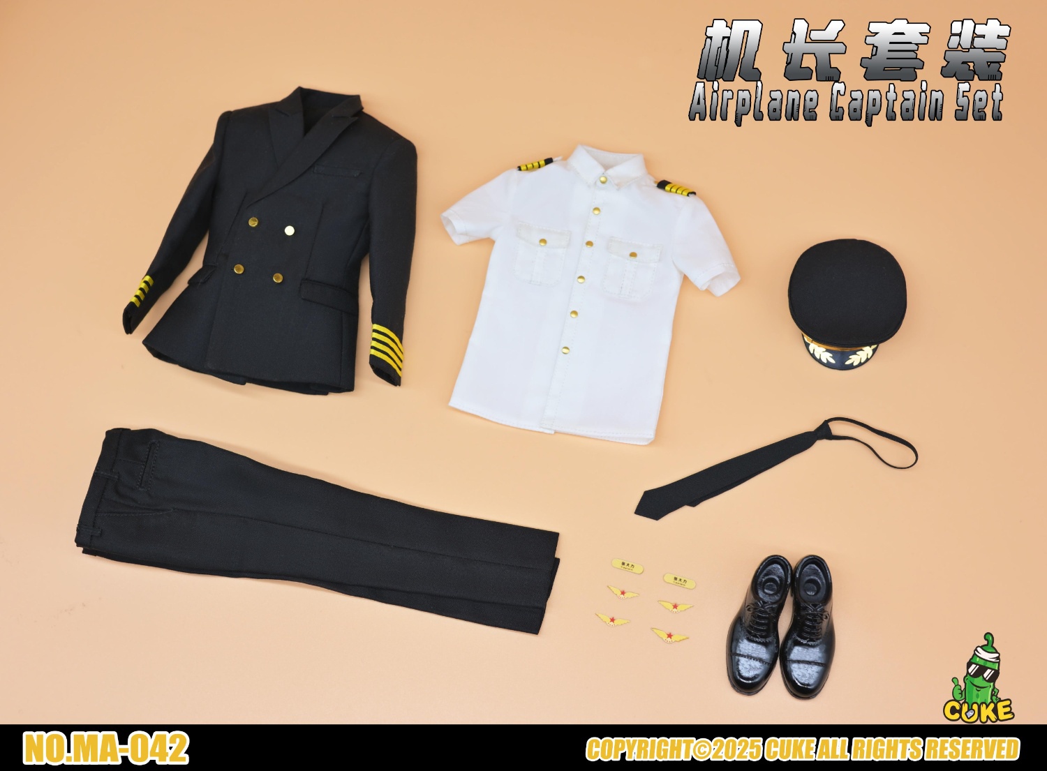 [สั่งจอง]CUKE TOYS MA-042 1/6 : Airplane Captain Set
