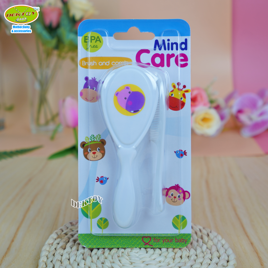 Mind care มายด์แคร์ ชุดหวีแปรงผมเด็กขนนุ่ม3501