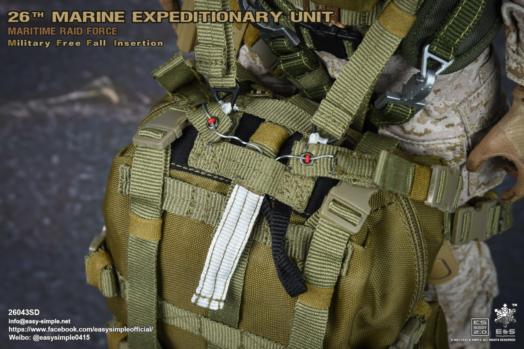 [สั่งจอง]Easy&Simple 26043S : 31ST MEU MRF Military Free Fall Insertion