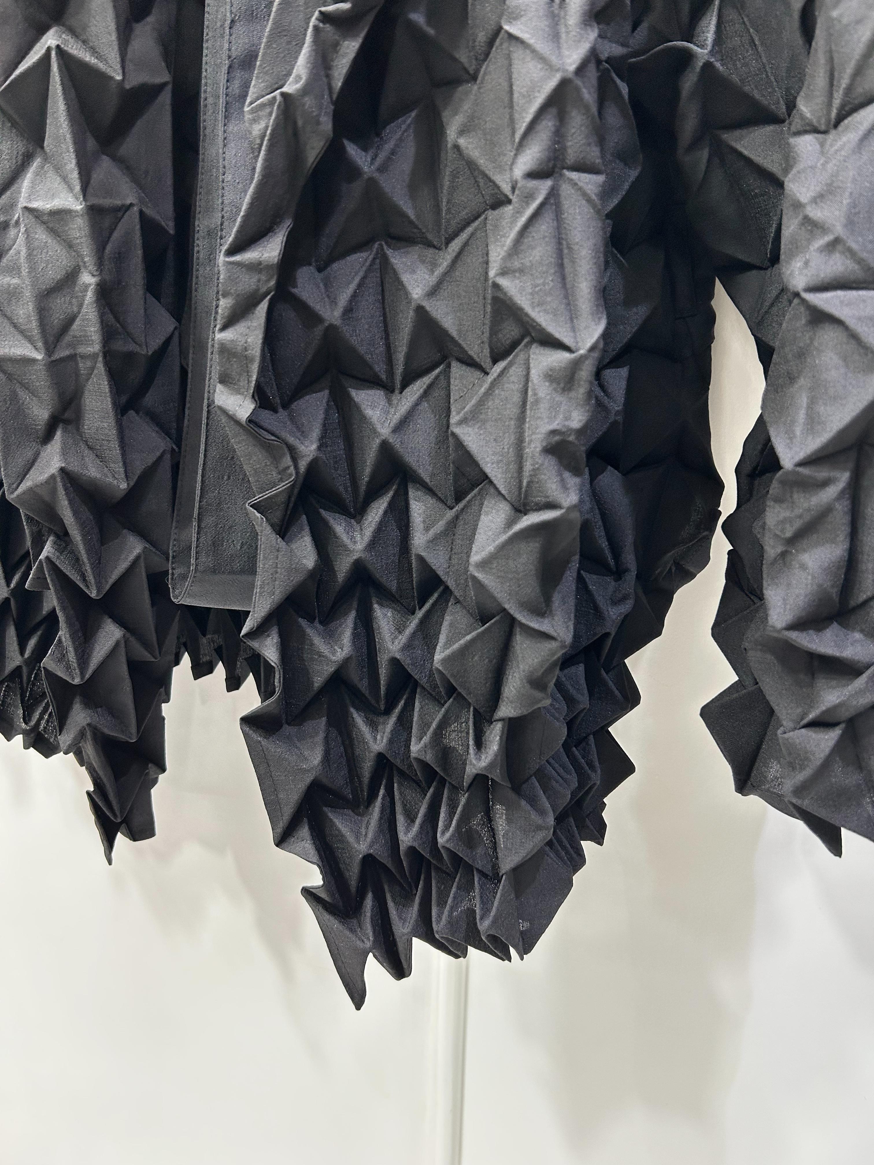 อกถึง 50 นิ้ว 2MUAY รุ่น GA67854 เสื้อคลุมอัดพลีทผ้า Matte COLLAR WRAP WAIST TIE PLEATED CARDIGAN FREE SIZE