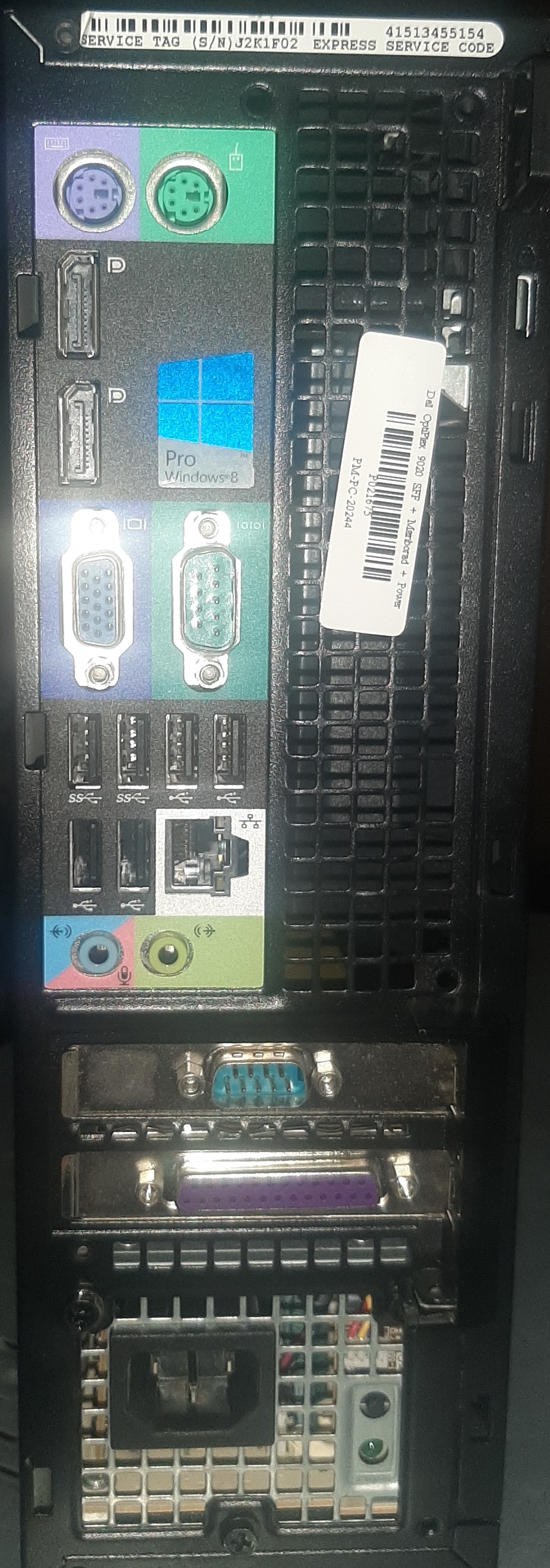 Dell Optiplex 9020 SFF (CPU : i7-4770 Ram : 8 GB SSD: 120 GB Free Wifi)