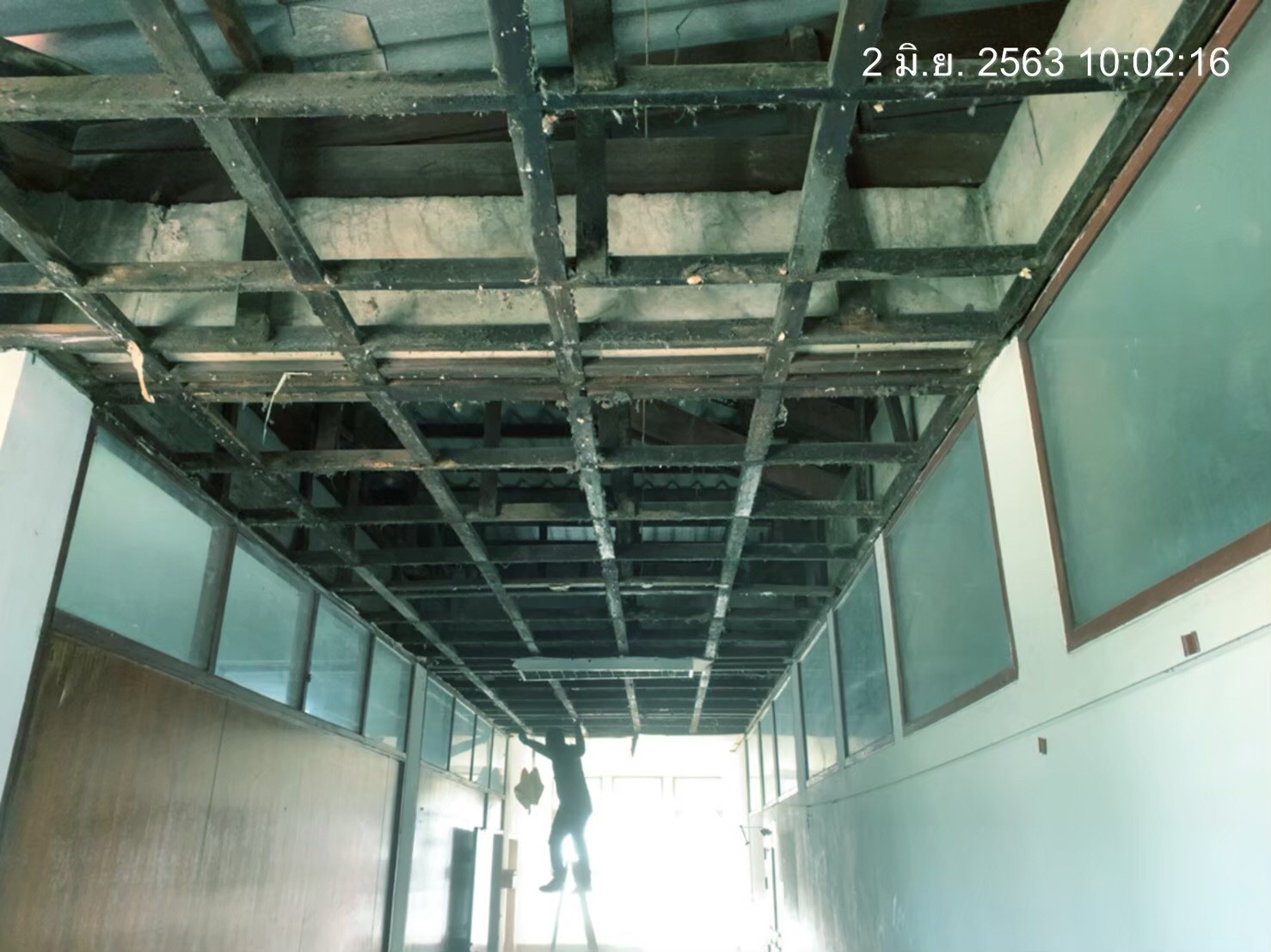 ดุริยางค์ตำรวจ(ปากเกร็ด) ปรับปรุงหลังคา,ฝ้า,เพดาน