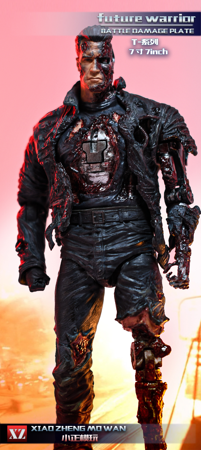 [พร้อมส่ง] ZXtoys 7" : future warrior Damage T03 (T2301 คนเหล็ก)