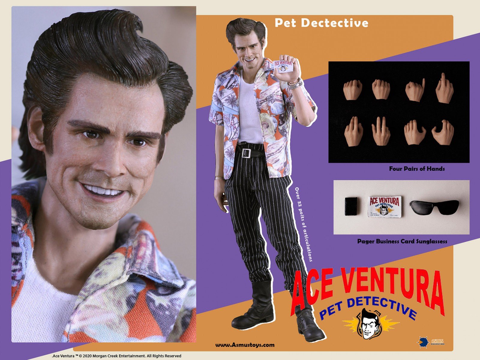 [สั่งจอง]Asmus Toys ACE01 1/6 : Pet Detective series: Ace Ventura