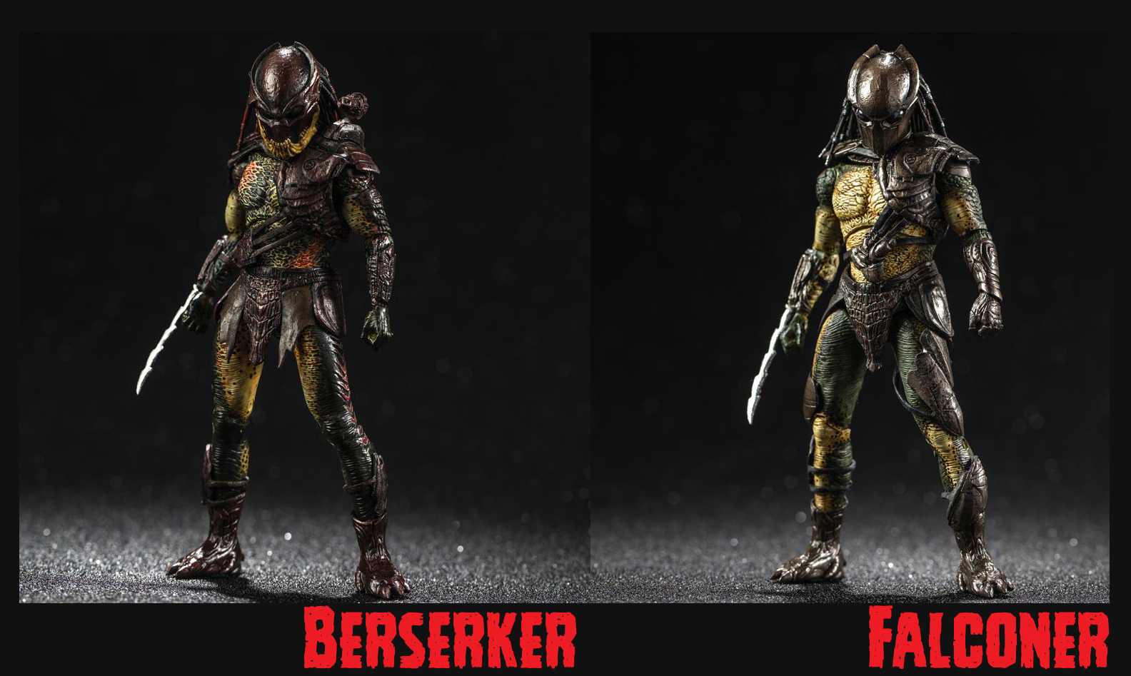 [สั่งจอง] Hiya Toys 1:18 Scale Predators: Berserker/Falconer 4 Inch Acton