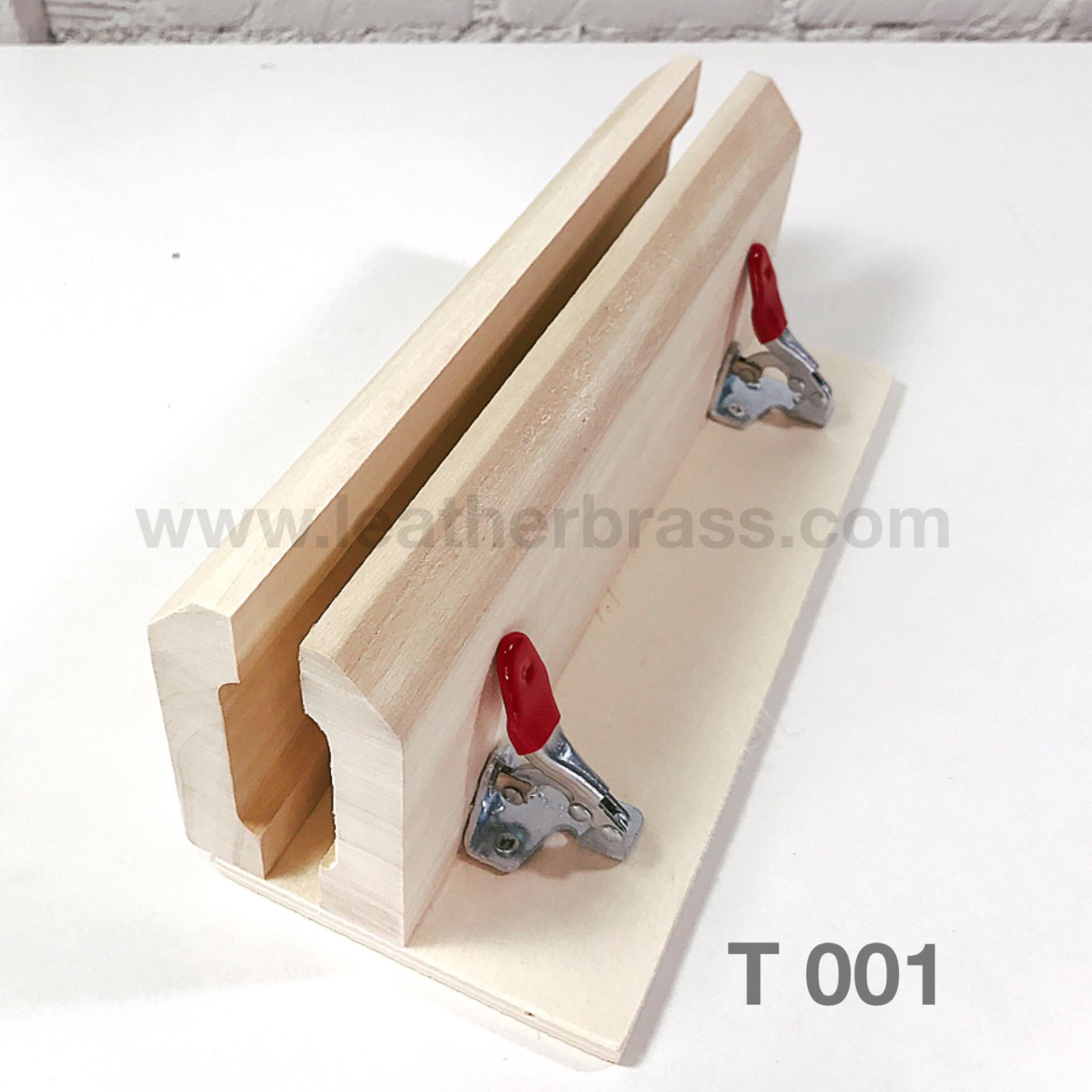 T001 ไม้สำหรับหนีบจับหนังเข็มขัด อุปกรณ์งานหนัง leatherbrass**ราคาต่อชิ้น**