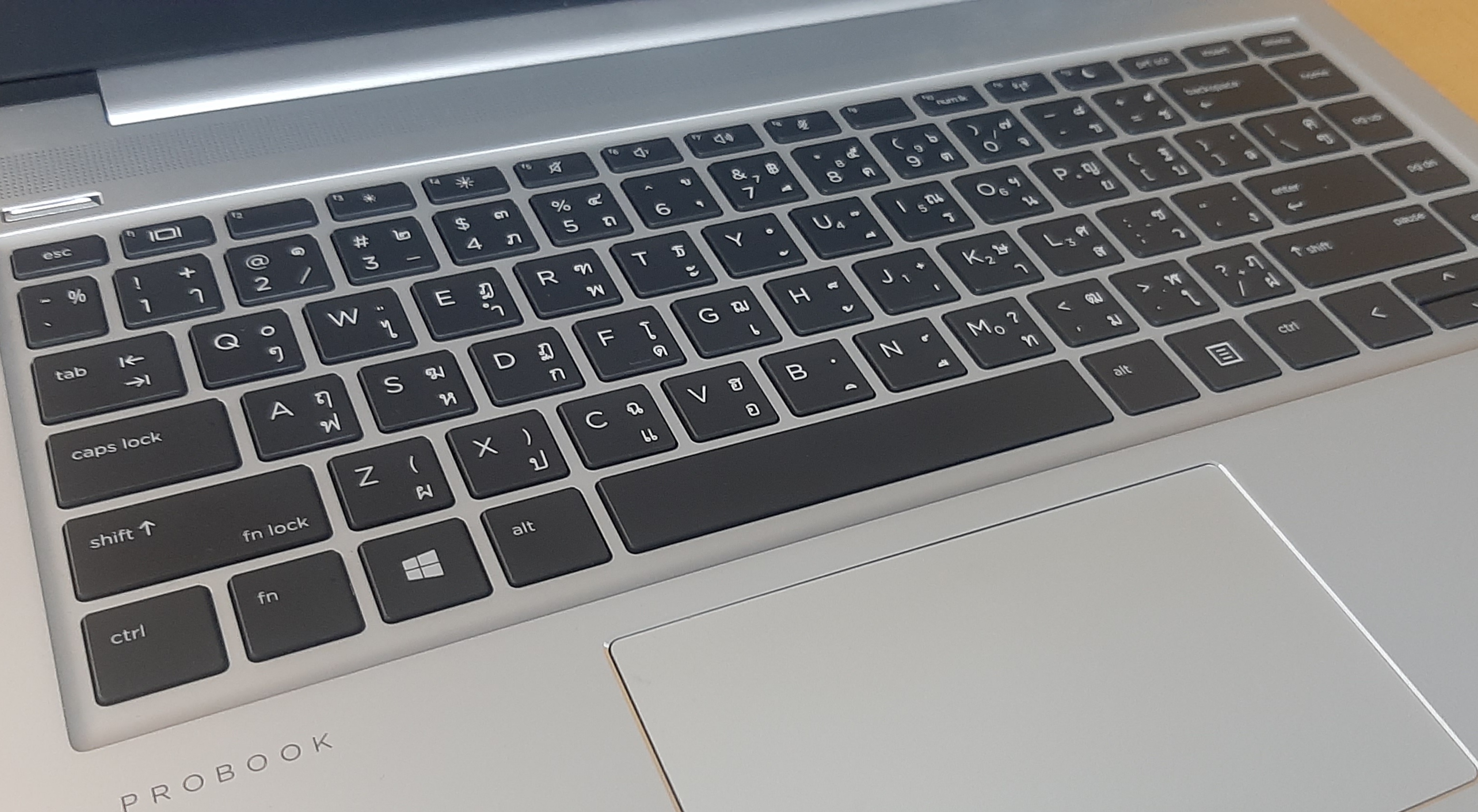 โน๊ตบุ๊คมือสอง ประกันร้าน สภาพดี HP Probook 440 G7 (i5-10210U Ram8GB HDD1TB) พร้อม Adapter