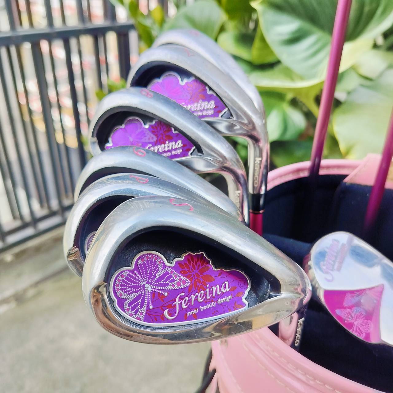 *** ไม้กอล์ฟครบชุดสำหรับผู้หญิง *** FULLSET KASCO FEREINA 🌸INNER BEAUTY DESIGND🦋 ชุดกอล์ฟพรีเมี่ยมญี่ปุ่น สุดยอดคุณภาพ