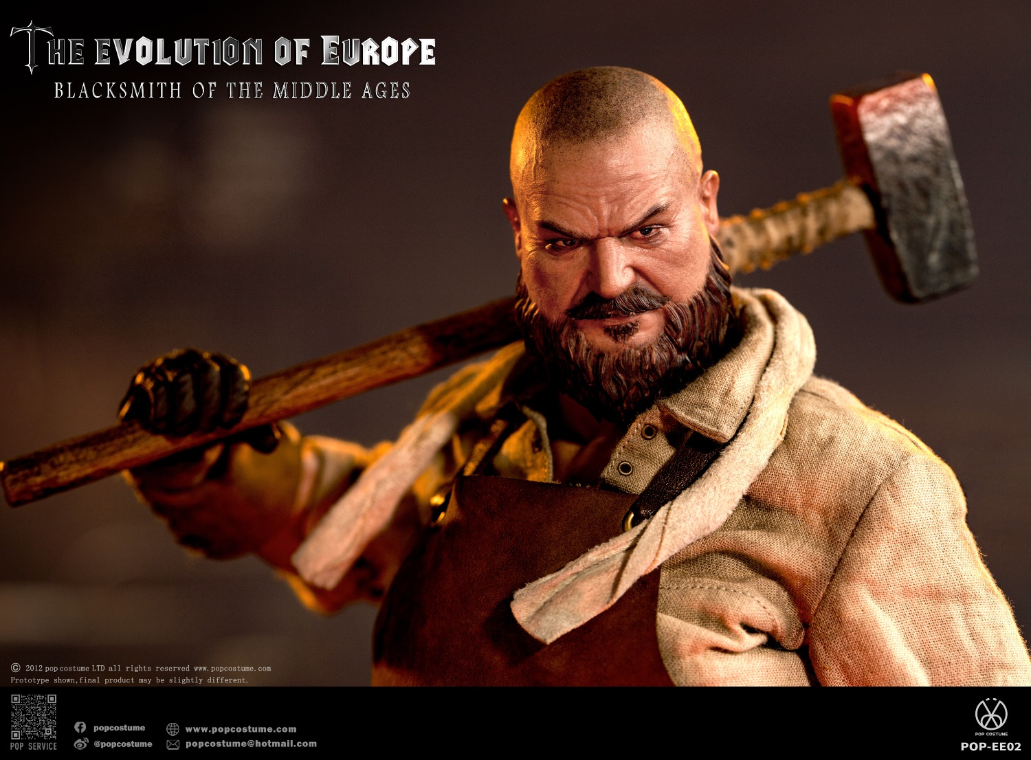 [สั่งจอง] POP COSTUME POP-EE02 1/6 : The Evolution of Europe Blacksmith