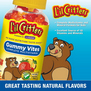 Lil Critters Gummy Vites ขนาด 300 เม็ด วิตามินรวมชนิดเคี้ยว สำหรับเด็ก